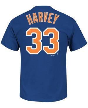 Majestic Men's Matt Harvey New York Mets Official Player T-shirt