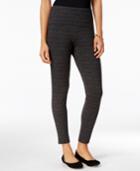 Style & Co. Jacquard Tummy-control Leggings, Only At Macy's