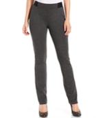 Jm Collection Skinny Pull-on Ponte Pants