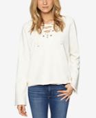 Sanctuary Bailey Cotton Lace-up Hoodie