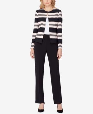 Tahari Asl Striped Pantsuit