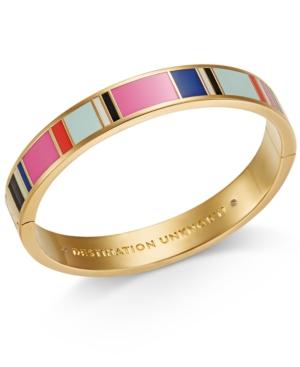 Kate Spade New York Gold-tone Multicolor Bangle Bracelet