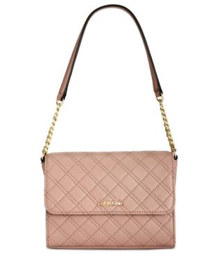 Calvin Klein Quilted Leather Shoulder Bag