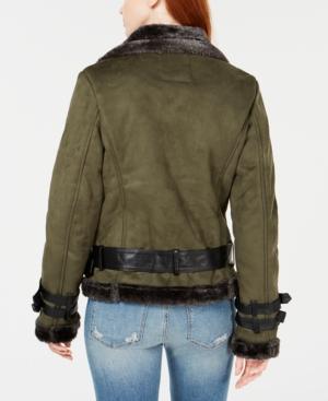 Reason Faux-fur Moto Jacket