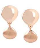 Kenneth Cole New York Rose Gold-tone Clip-on Drop Earrings