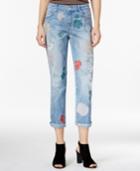 Jessica Simpson Embroidered Best Friend Cuffed Jeans