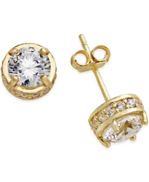 Giani Bernini Fancy Stud Earrings In 18k Gold-plated Sterling Silver