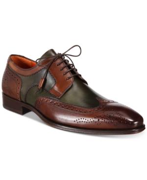 Mezlan Men's Tri-tone Wingtip Oxfords Men's Shoes