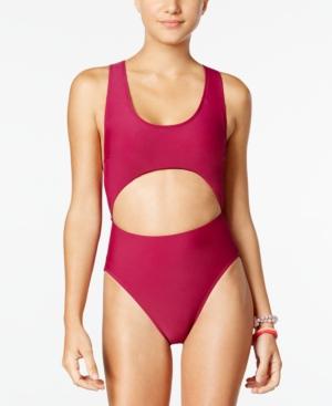 Rachel Rachel Roy Cutout T-back One-piece Swimsuit, Only At Macy's Women's Swimsuit