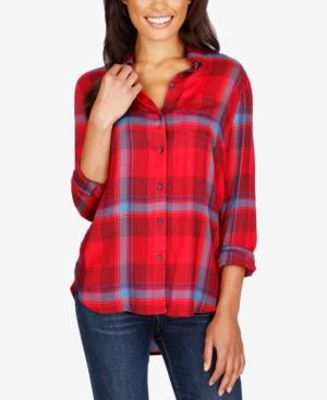 Lucky Brand Button-detail Plaid Shirt
