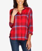 Lucky Brand Button-detail Plaid Shirt