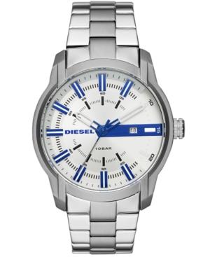 Diesel Men's Ms9 Chrono Stainless Steel Bracelet Watch 47mm