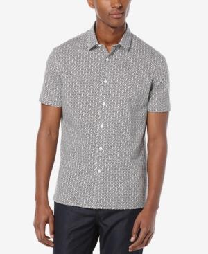 Perry Ellis Men's Dot Short-sleeve Shirt