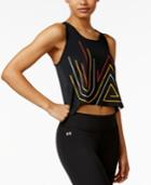 Under Armour Fly By 2.0 Cropped Graphic Tank Top