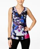 Inc International Concepts Printed Mesh Tank Top, Only At Macy's