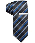 Alfani Red Martin Plaid Skinny Tie, Only At Macy's