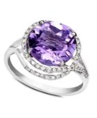 Gemma By Effy Amethyst (4-1/4 Ct. T.w.) And Diamond (1/4 Ct. T.w.) In 14k White Gold