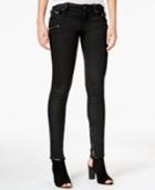 Rock Revival Camille Coated Skinny Jeans, Black Wash