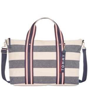 Tommy Hilfiger Classic Tommy Woven Rugby Canvas Extra-large Duffel