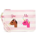 Betsey Johnson Unicorn Wristlet, Only At Macy's