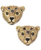 Kate Spade New York 14k Gold-plated Cheetah Stud Earrings