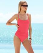 Anne Cole Classic Ruched One-piece Swimsuit