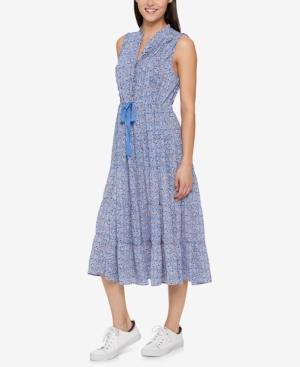 Tommy Hilfiger Prarie Printed Shirtdress, Created For Macy's