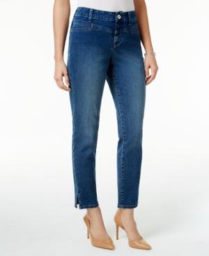 Style & Co. Split-hem Bliss Wash Skinny Jeans, Only At Macy's