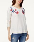 Lucky Brand Embroidered Sweatshirt Created For Macy's