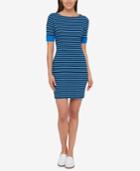 Tommy Hilfiger Cotton Striped Dress, Only At Macy's