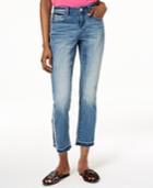I.n.c. Two-tone Ankle Jeans, Created For Macy's
