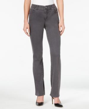 Jm Collection Embellished Straight-leg Jeans, Only At Macy's