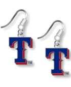 Aminco Texas Rangers Logo Drop Earrings