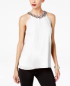 Thalia Sodi Rhinestone-embellished Top, Created For Macy's