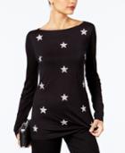 Anna Sui Loves Inc International Concepts Embellished Stars Top, Created For Macy's