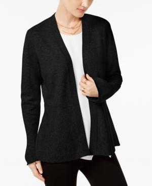 Charter Club Cashmere Peplum Cardigan, Created For Macy's