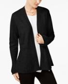 Charter Club Cashmere Peplum Cardigan, Created For Macy's