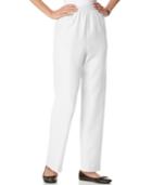 Alfred Dunner Petite Pants, Pull On Straight Leg