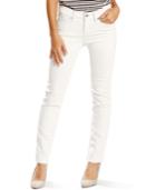 Levi's 712 Slim-fit Soft White Wash Jeans