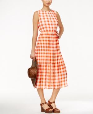 Maison Jules Gingham Maxi Dress, Only At Macy's