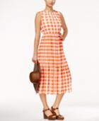 Maison Jules Gingham Maxi Dress, Only At Macy's