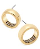 Thalia Sodi Gold-tone Pave Circle Stud Earrings, Only At Macy's