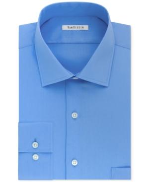 Van Heusen Men's Classic/regular Fit Wrinkle Free Flex Collar Stretch Solid Dress Shirt