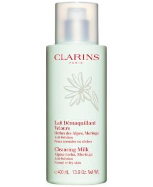 Clarins Cleansing Milk With Alpine Herbs For Normal To Dry Skin, 13.9-oz.