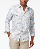 Tasso Elba Men's Paisley Linen Shirt, Only At Macy's