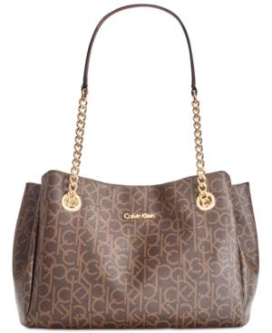Calvin Klein Medium Signature Satchel