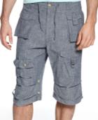 Sean John Men's Classic Flight Cargo 14 Shorts, Created For Macy's