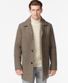 Kenneth Cole Wool-blend Tweed Walker Coat