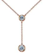 Giani Bernini Cubic Zirconia Bezel Lariat Necklace, 18 + 3 Extender, Created For Macy's