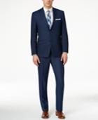Marc New York By Andrew Marc Men's Slim-fit Solid Blue Suit